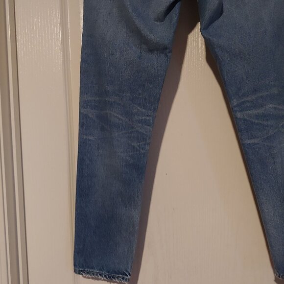 Moussy Vintage Womens Howa Button Fly Distressed Jeans 25 Cotton Japan Denim - Picture 8 of 13